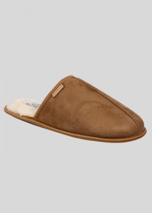 Ben Sherman Country Club Slipper Smeđe | 20691-CVWP