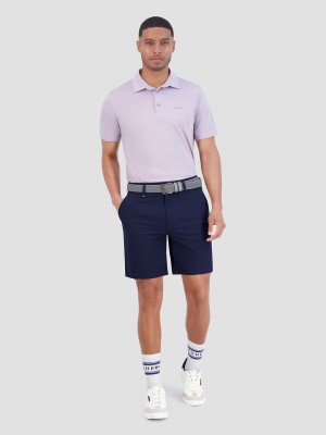 Ben Sherman Solid Air Pique Sports Fit Polo Majice Ljubičaste | 84071-OFLN