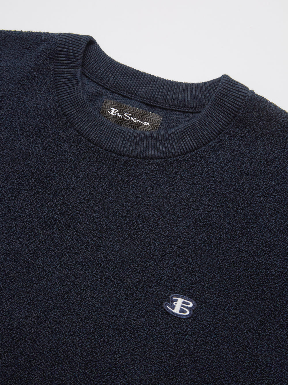 Ben Sherman B by Ben Sherman Crewneck Pletenina Tamnoplave | 59264-SAUF