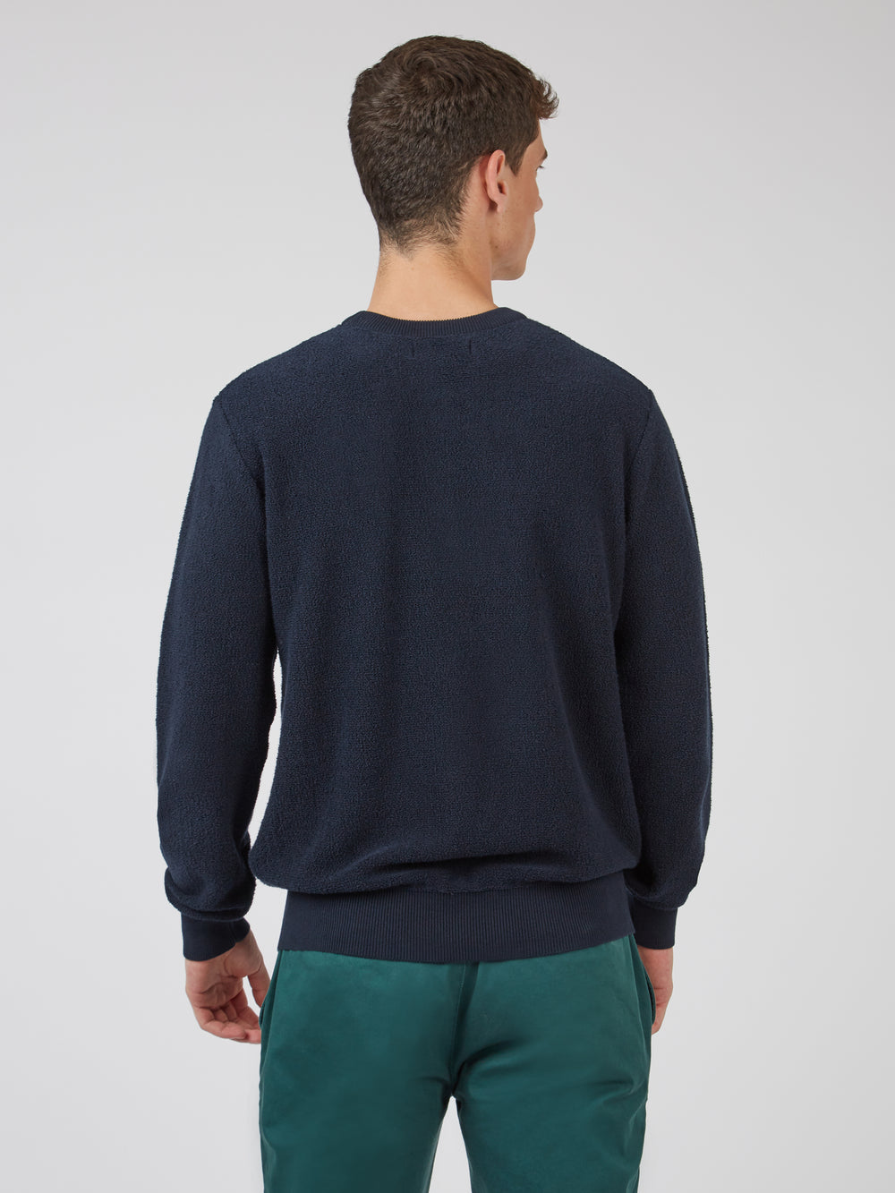 Ben Sherman B by Ben Sherman Crewneck Pletenina Tamnoplave | 59264-SAUF