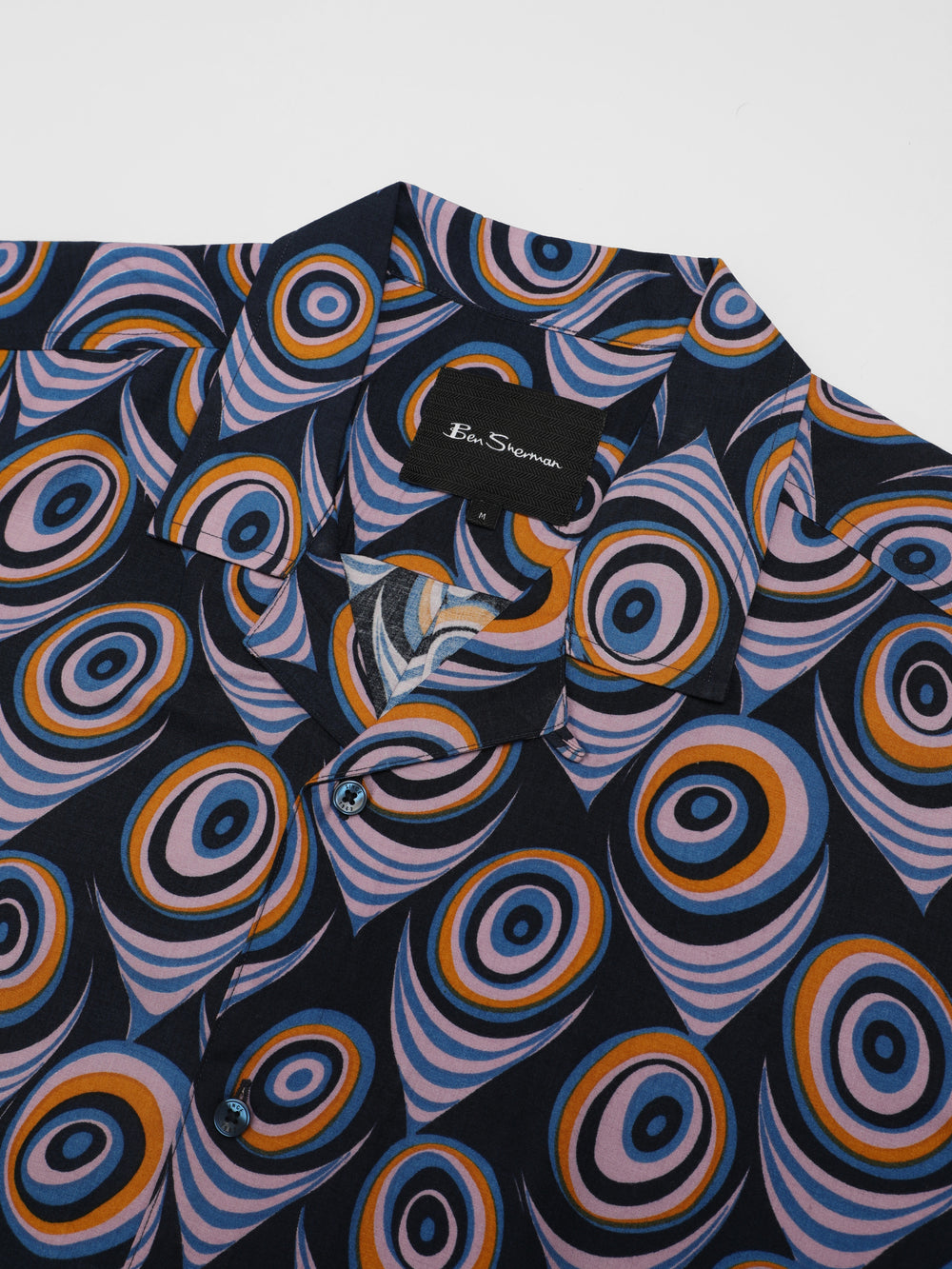 Ben Sherman B by Ben Sherman Psychedelic Print Košulje Ljubičaste | 25716-EWOT