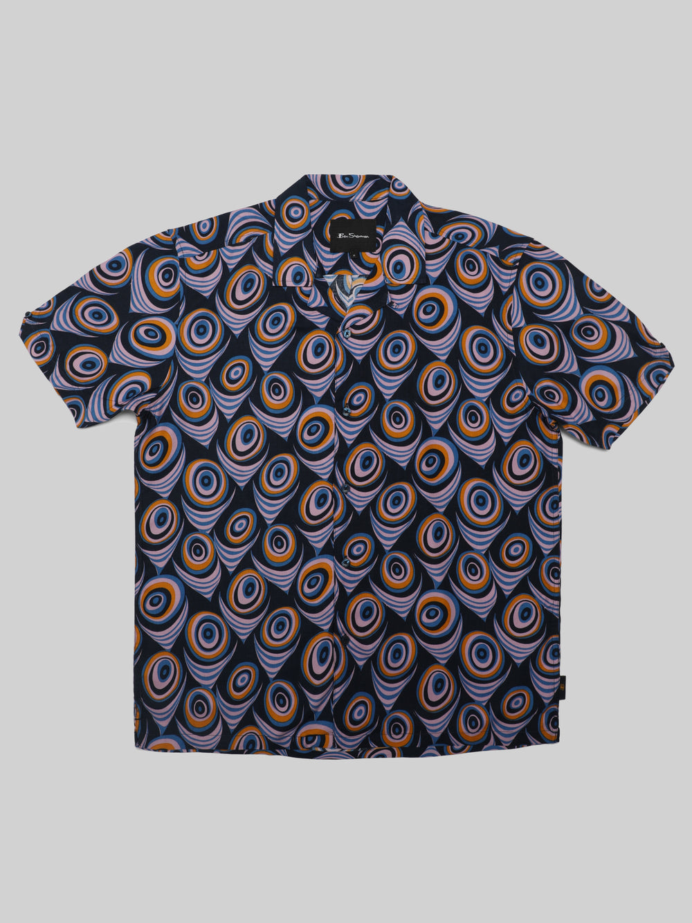 Ben Sherman B by Ben Sherman Psychedelic Print Košulje Ljubičaste | 63870-OCRY