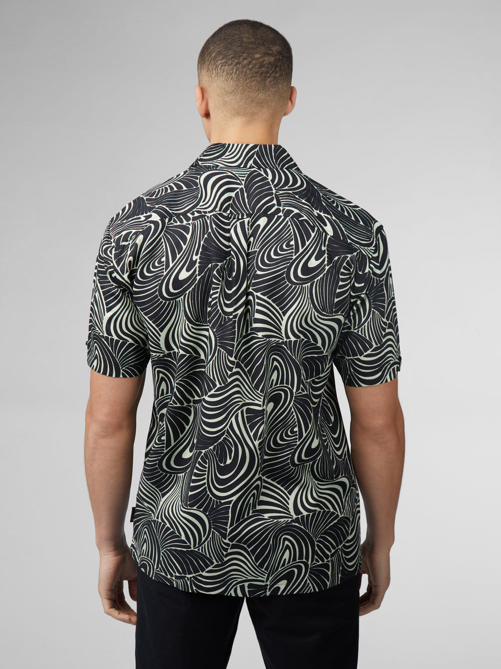 Ben Sherman B by Ben Sherman Psychedelic Swirl Print Košulje Menta | 86572-KHMD