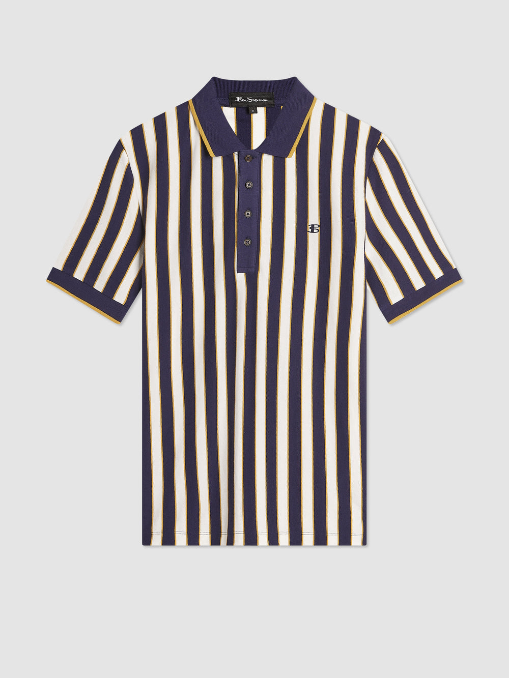 Ben Sherman B by Ben Sherman Vertical Stripe Polo Majice Ljubičaste | 83950-SFHY