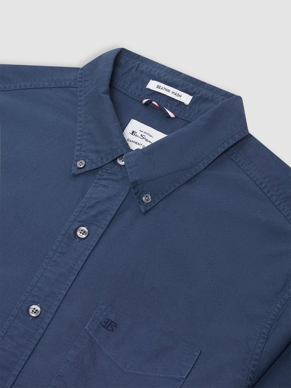 Ben Sherman Beatnik Oxford Garment Dye Košulje Indigo | 68391-ZANS