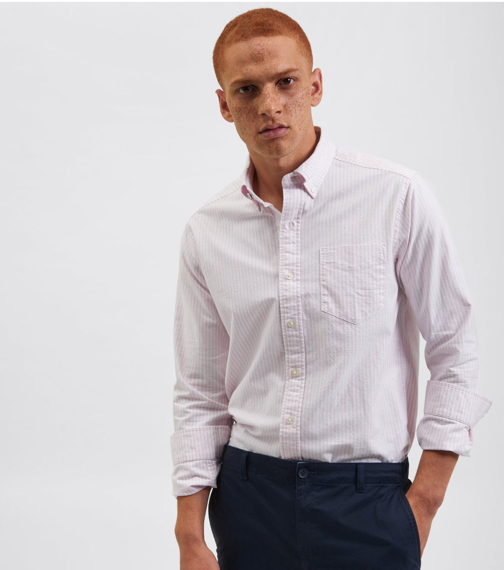 Ben Sherman Brighton Oxford Košulje Roze Prugice | 10475-PLMJ