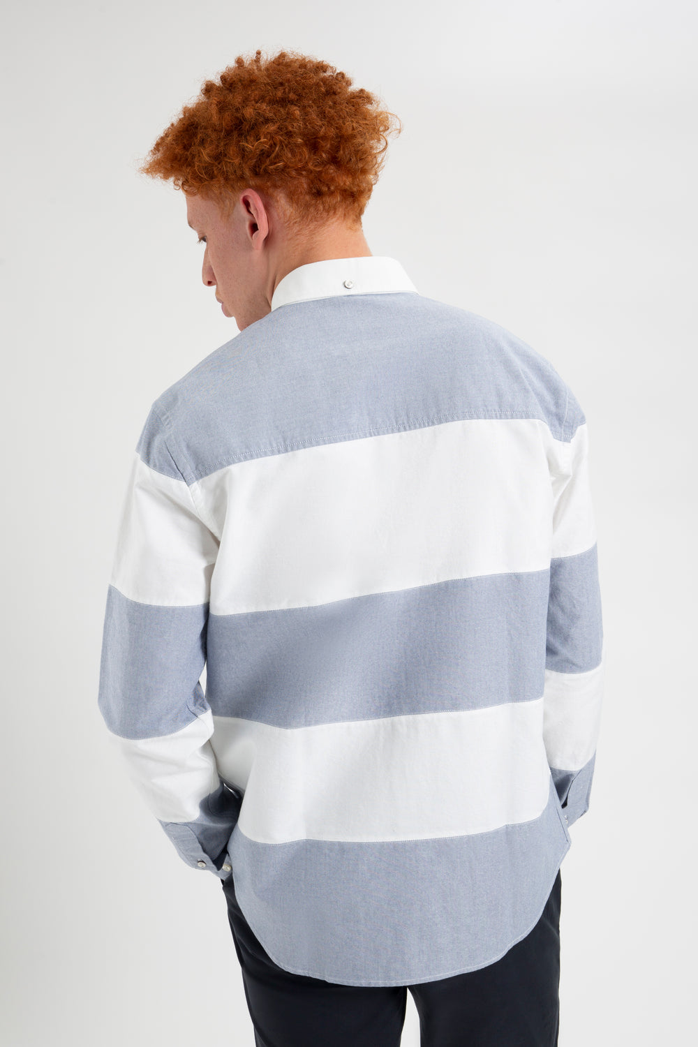 Ben Sherman Brighton Oxford Organic Garment Dye Rugby Košulje Tamnoplave | 48276-RJKM