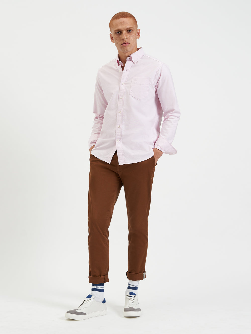 Ben Sherman Brighton Oxford Organic Košulje Roze | 74359-SMPZ