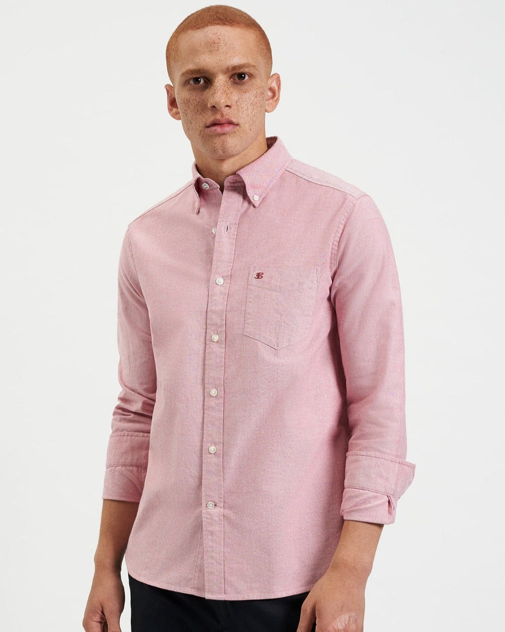 Ben Sherman Brighton Oxford Organic Košulje Svijetlo Crvene | 35768-CNHG