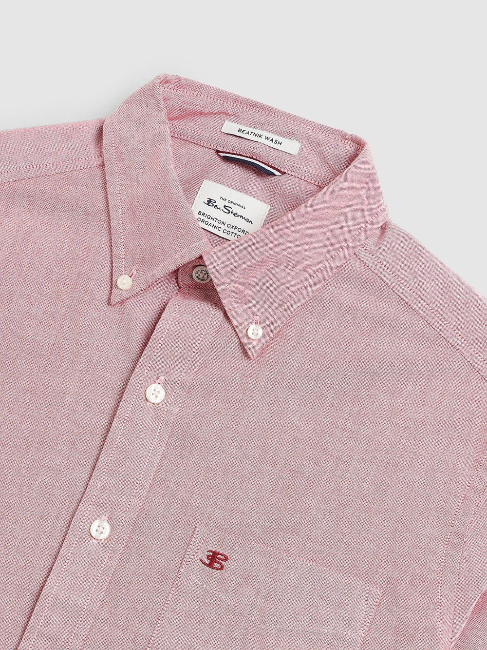 Ben Sherman Brighton Oxford Organic Košulje Svijetlo Crvene | 35768-CNHG