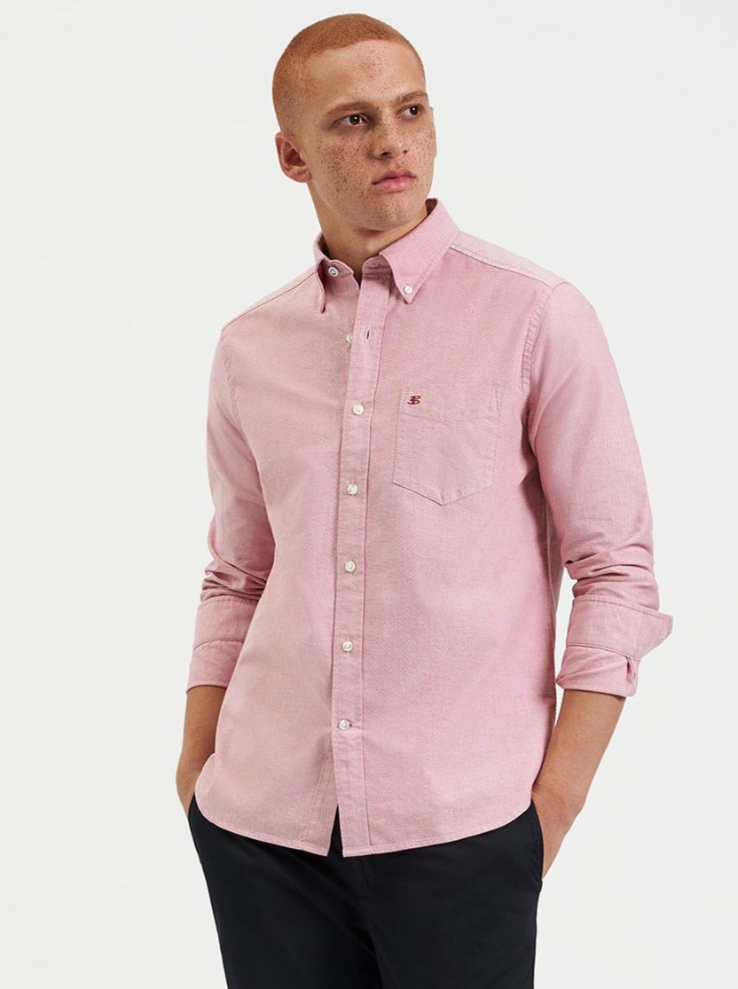 Ben Sherman Brighton Oxford Organic Košulje Svijetlo Crvene | 35768-CNHG