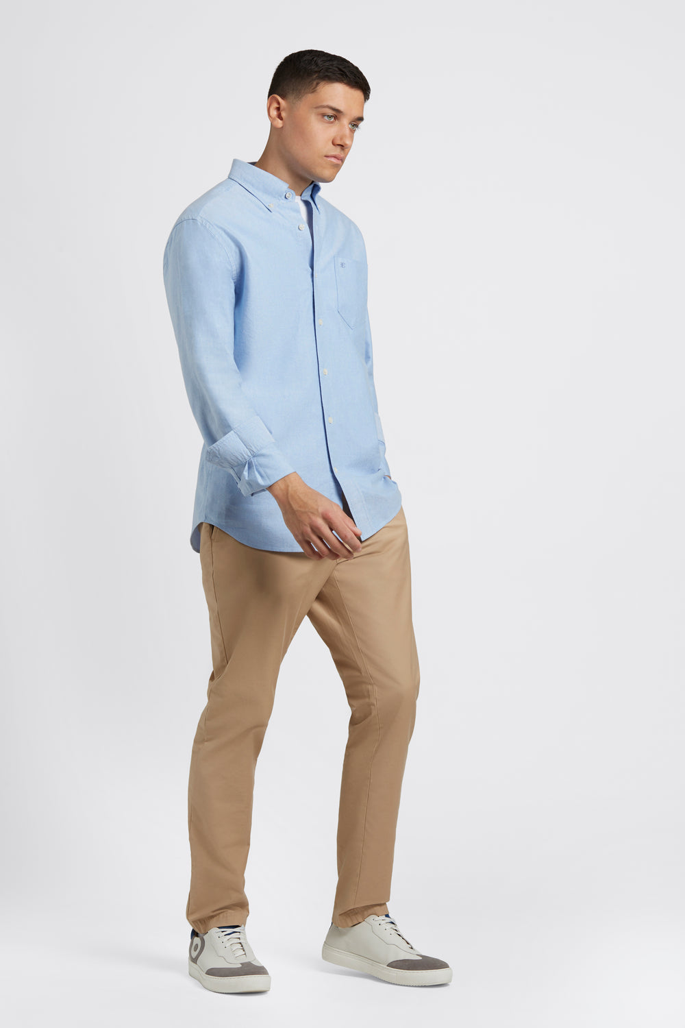 Ben Sherman Brighton Oxford Organic Košulje Plave | 73614-GRQF