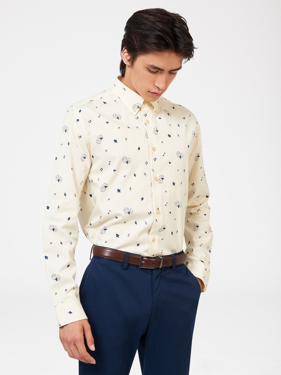 Ben Sherman Conversational Icon Košulje Bijele | 69815-HFLG