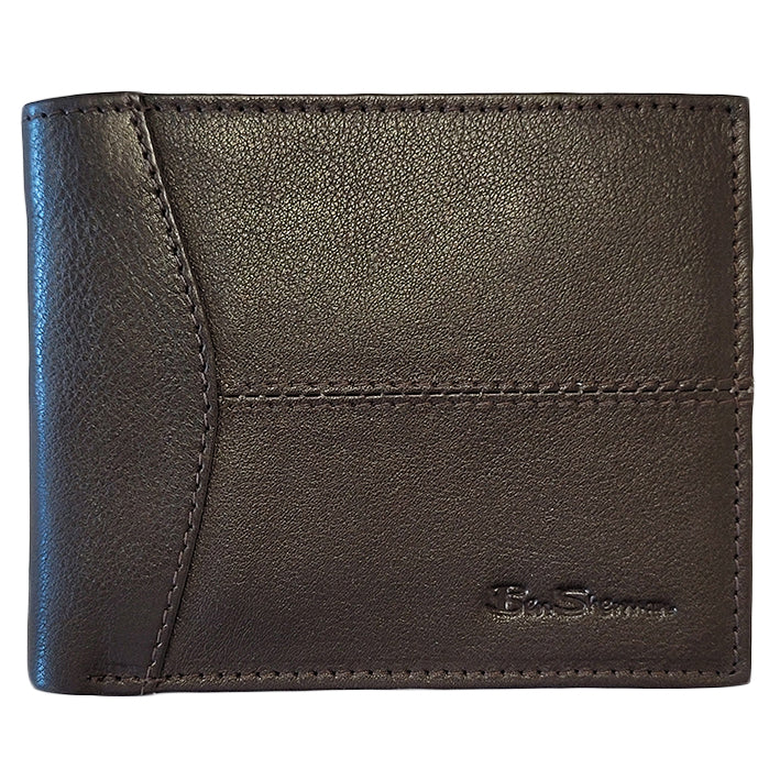 Ben Sherman Cooke Bill Fold Leather Novčanici Smeđe | 29713-YFND