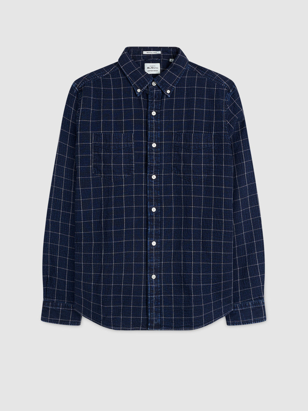 Ben Sherman Dalston Blues Beatnik Košulje Indigo | 95612-AEHK