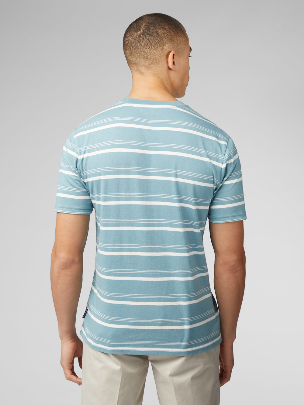 Ben Sherman Fine Stripe Majica Plave | 38946-HQMF