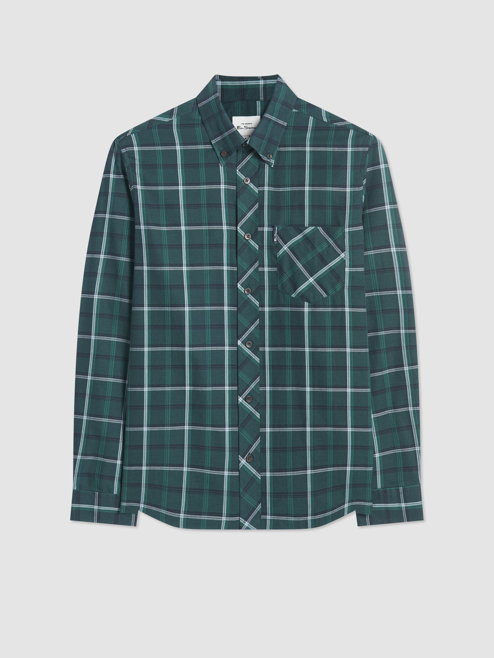 Ben Sherman Grid Check Košulje Zelene | 36594-SHPN