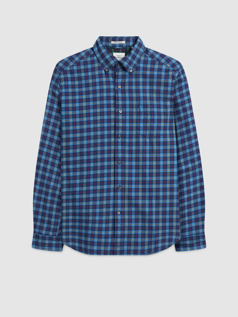 Ben Sherman House Tartan Twill Košulje Tamnoplave | 13587-SBGM