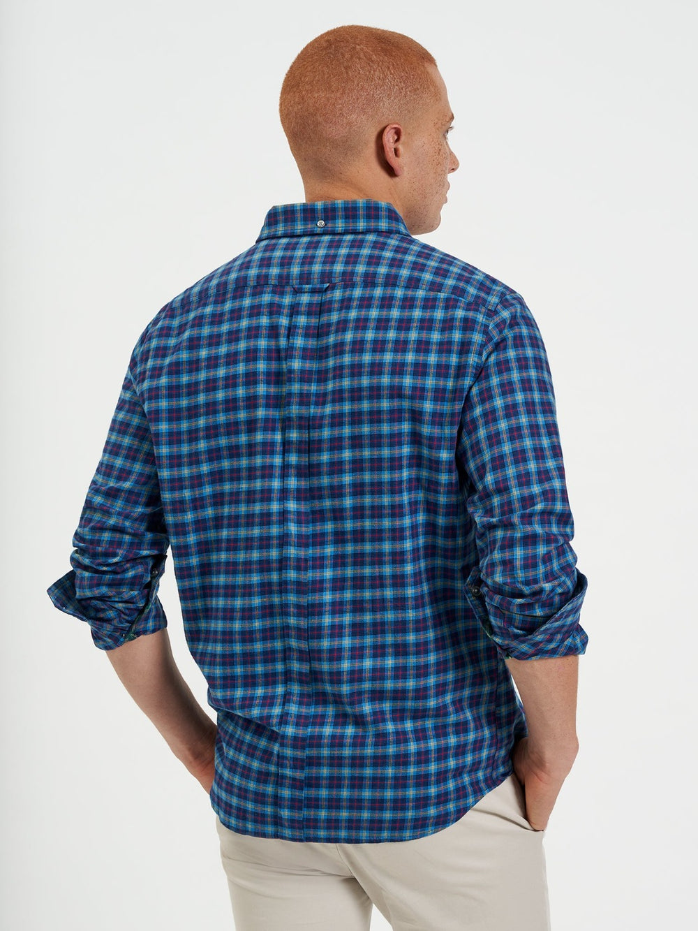 Ben Sherman House Tartan Twill Košulje Tamnoplave | 13587-SBGM