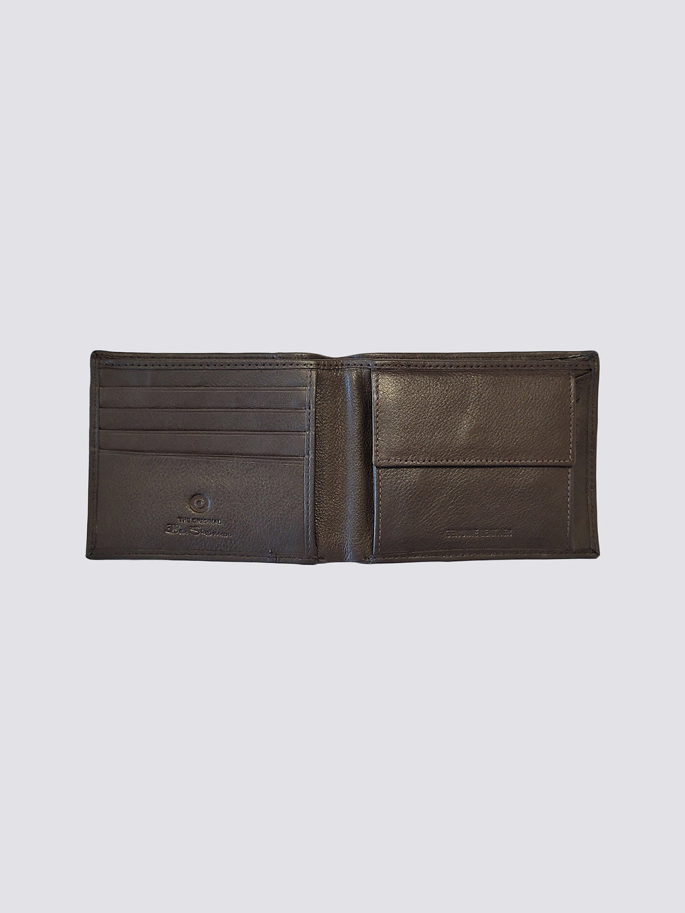 Ben Sherman Irvine Bill Fold Leather Novčanici Smeđe | 46271-JELH