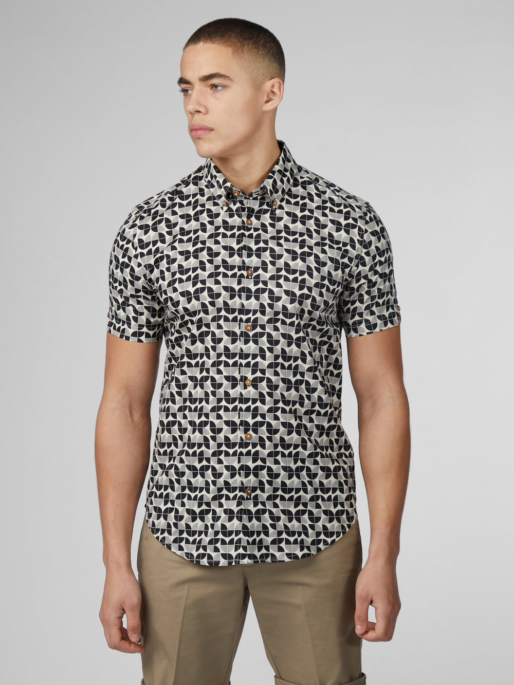 Ben Sherman Linear Košulje Crne | 03926-OUKS