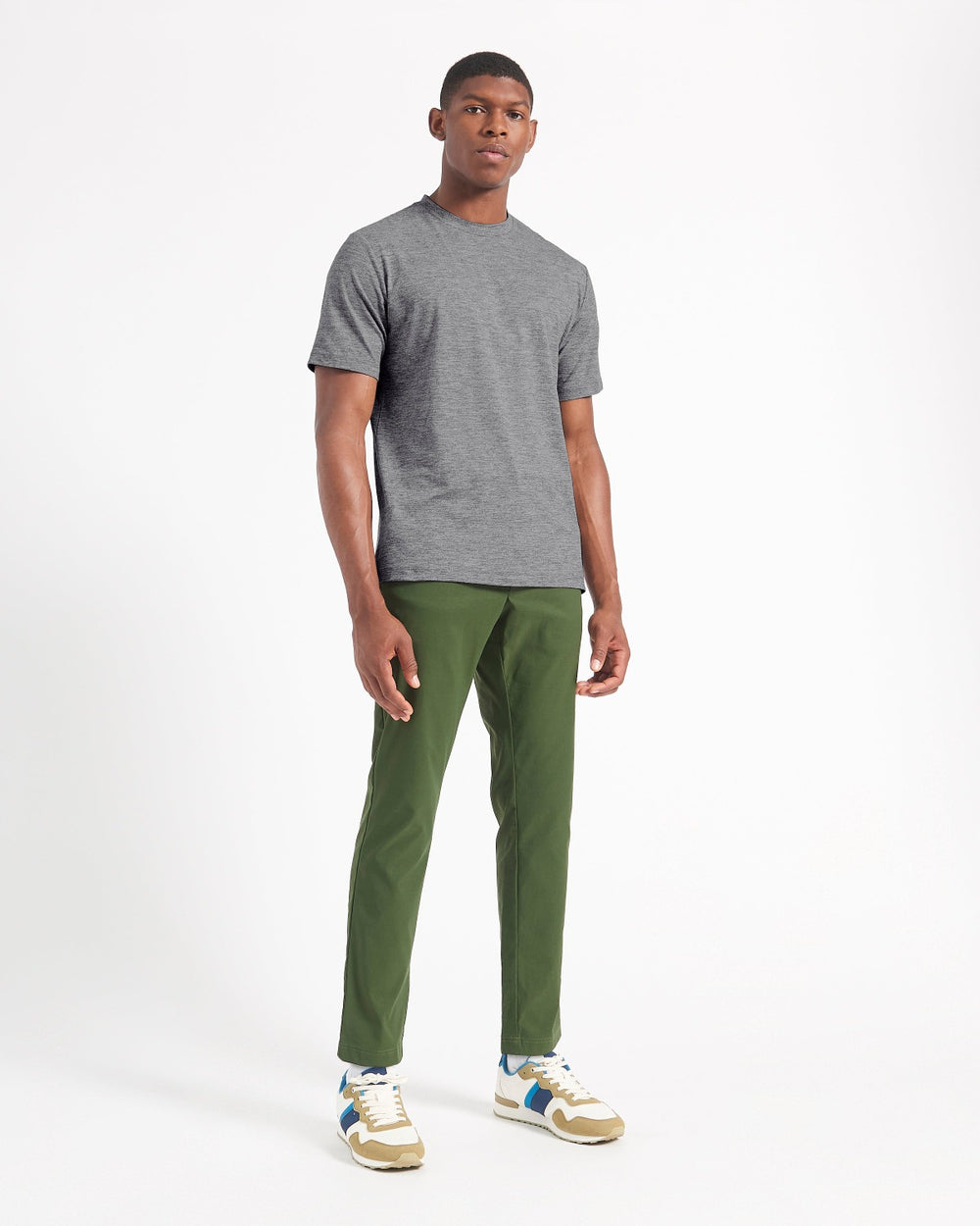 Ben Sherman Performance Stretch Marl Majica Sive | 82905-UDKG