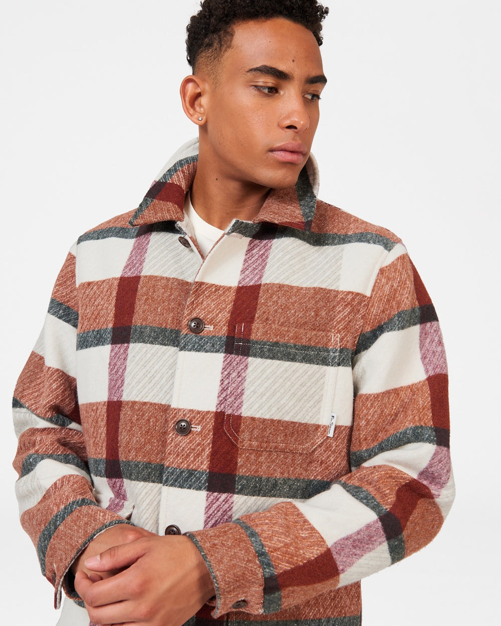 Ben Sherman Plaid Jakne Narančaste | 34019-ERGX