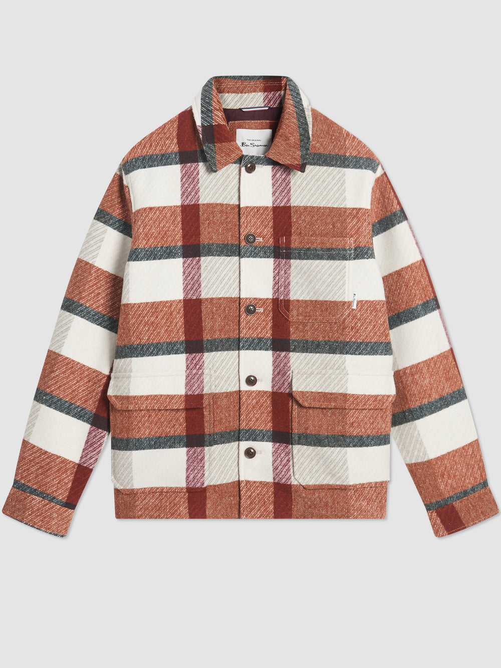 Ben Sherman Plaid Jakne Narančaste | 34019-ERGX