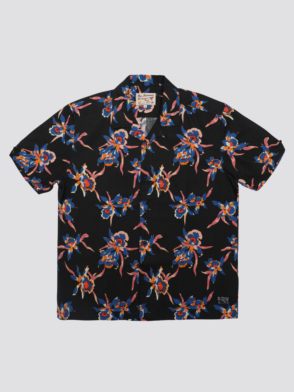 Ben Sherman Signature Botanical Print Košulje Crne | 87916-ZCWG