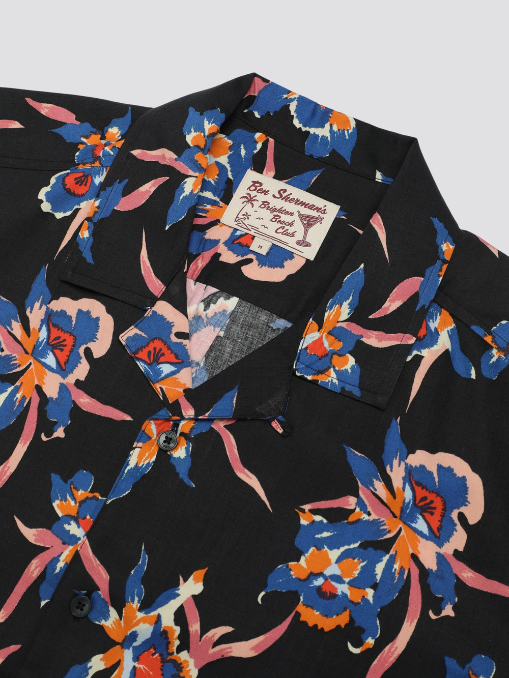 Ben Sherman Signature Botanical Print Košulje Crne | 87916-ZCWG