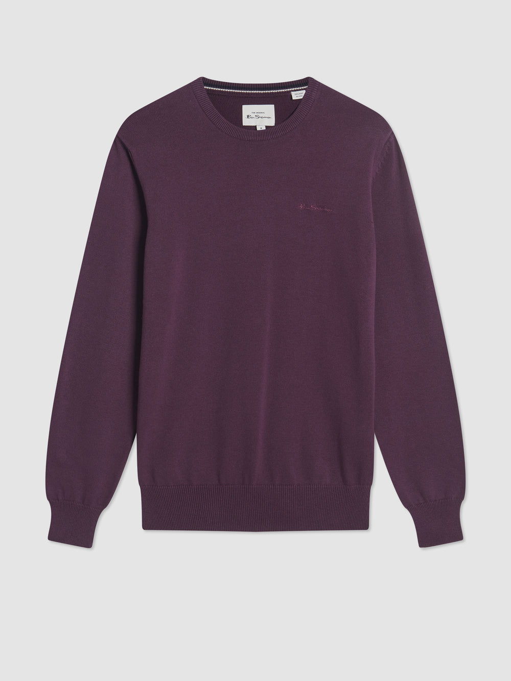 Ben Sherman Signature Crewneck Pletenina Ljubičaste | 56083-MYSI