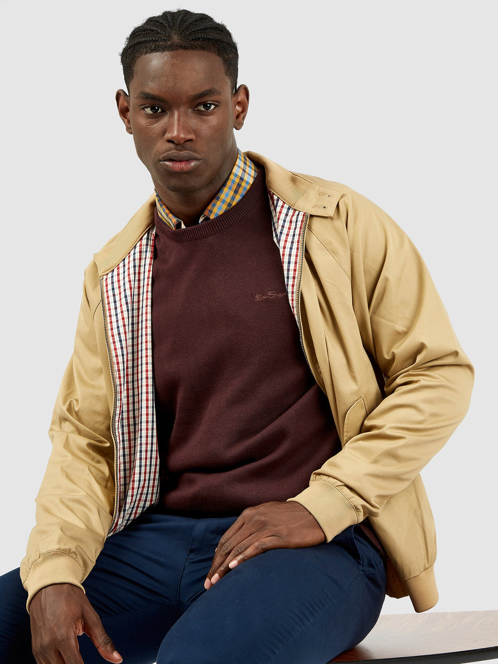 Ben Sherman Signature Harrington Jakne Smeđe | 70984-JAGW