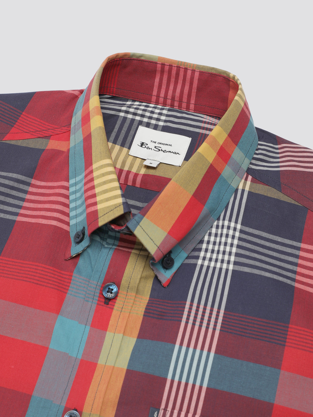 Ben Sherman Signature Large Madras Check Košulje Crvene | 64325-EWAX