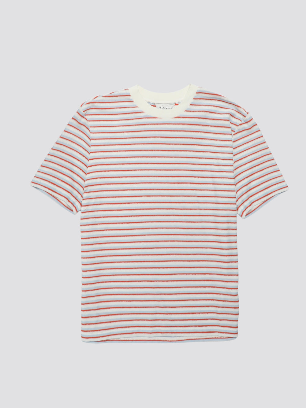 Ben Sherman Signature Loopback Stripe Majica Plave | 43176-FJBY