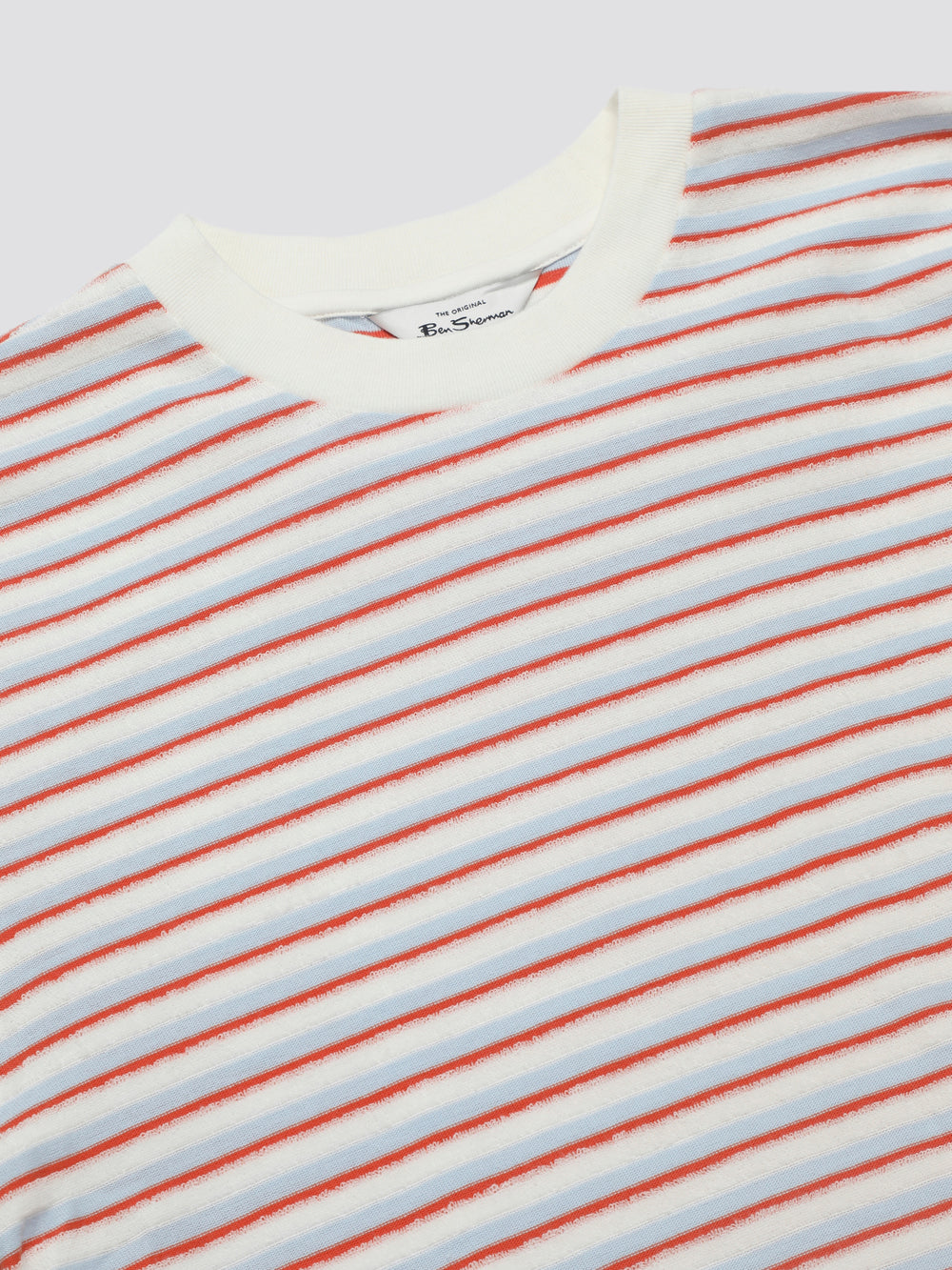 Ben Sherman Signature Loopback Stripe Majica Plave | 43176-FJBY