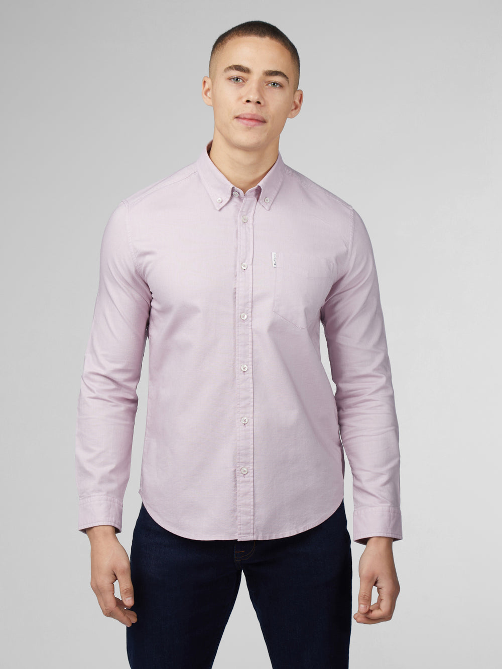 Ben Sherman Signature Oxford Long Sleeve Košulje Ljubičaste | 25894-LMYB