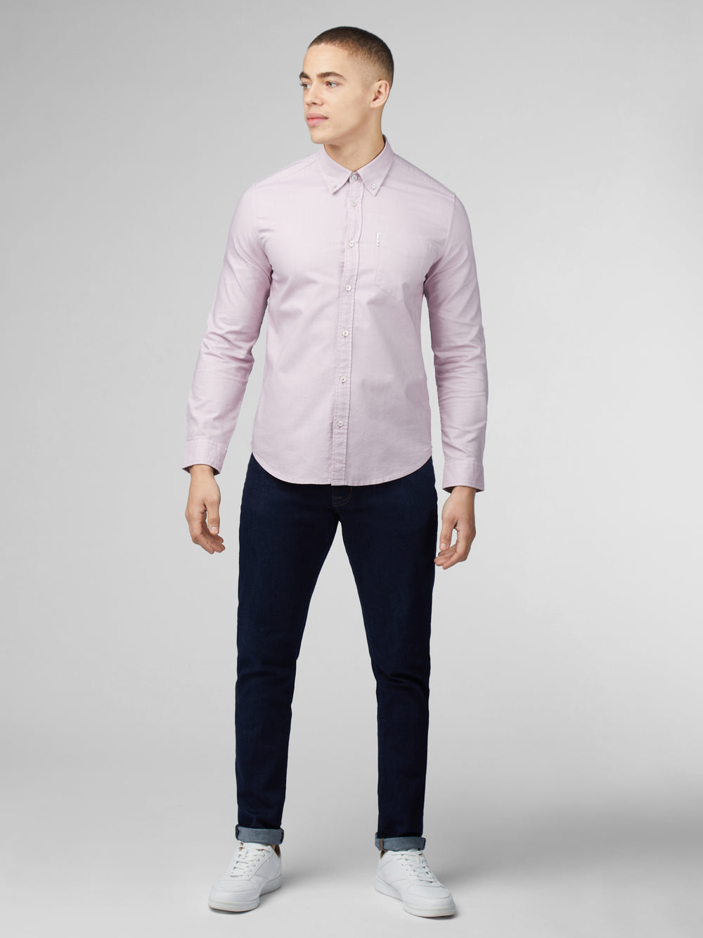 Ben Sherman Signature Oxford Long Sleeve Košulje Ljubičaste | 25894-LMYB