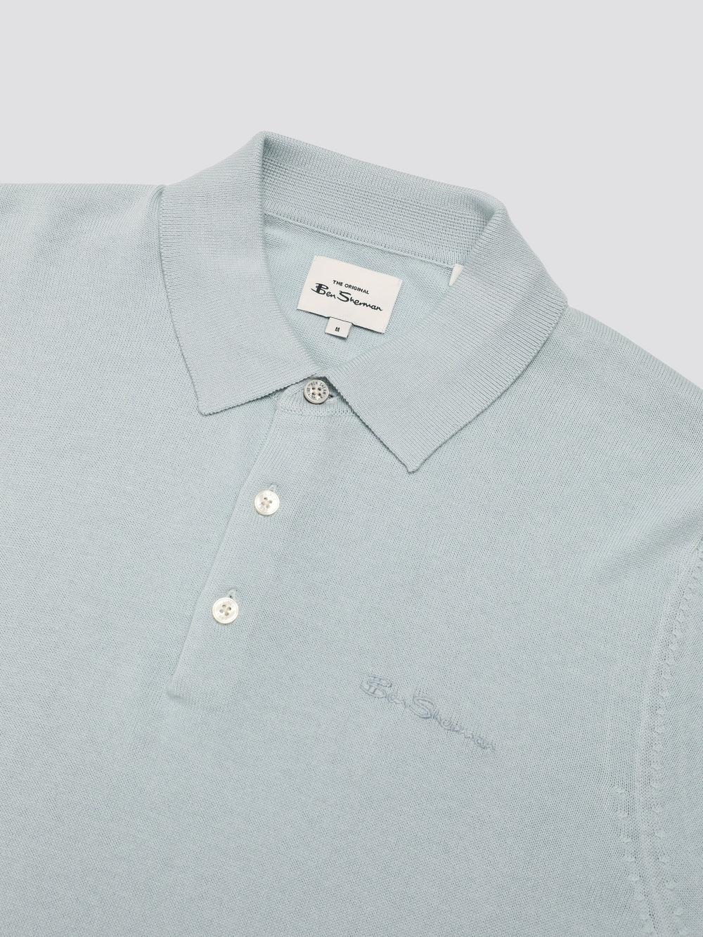 Ben Sherman Signature Short Sleeve Polo Pletenina Plave | 93851-UZJI