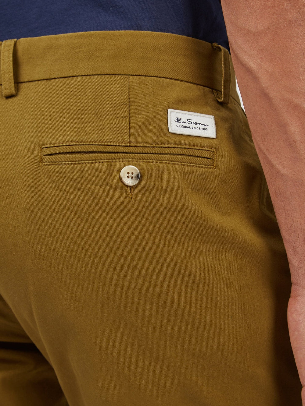 Ben Sherman Signature Slim Stretch Chino Hlače Smeđe | 28610-NGMZ