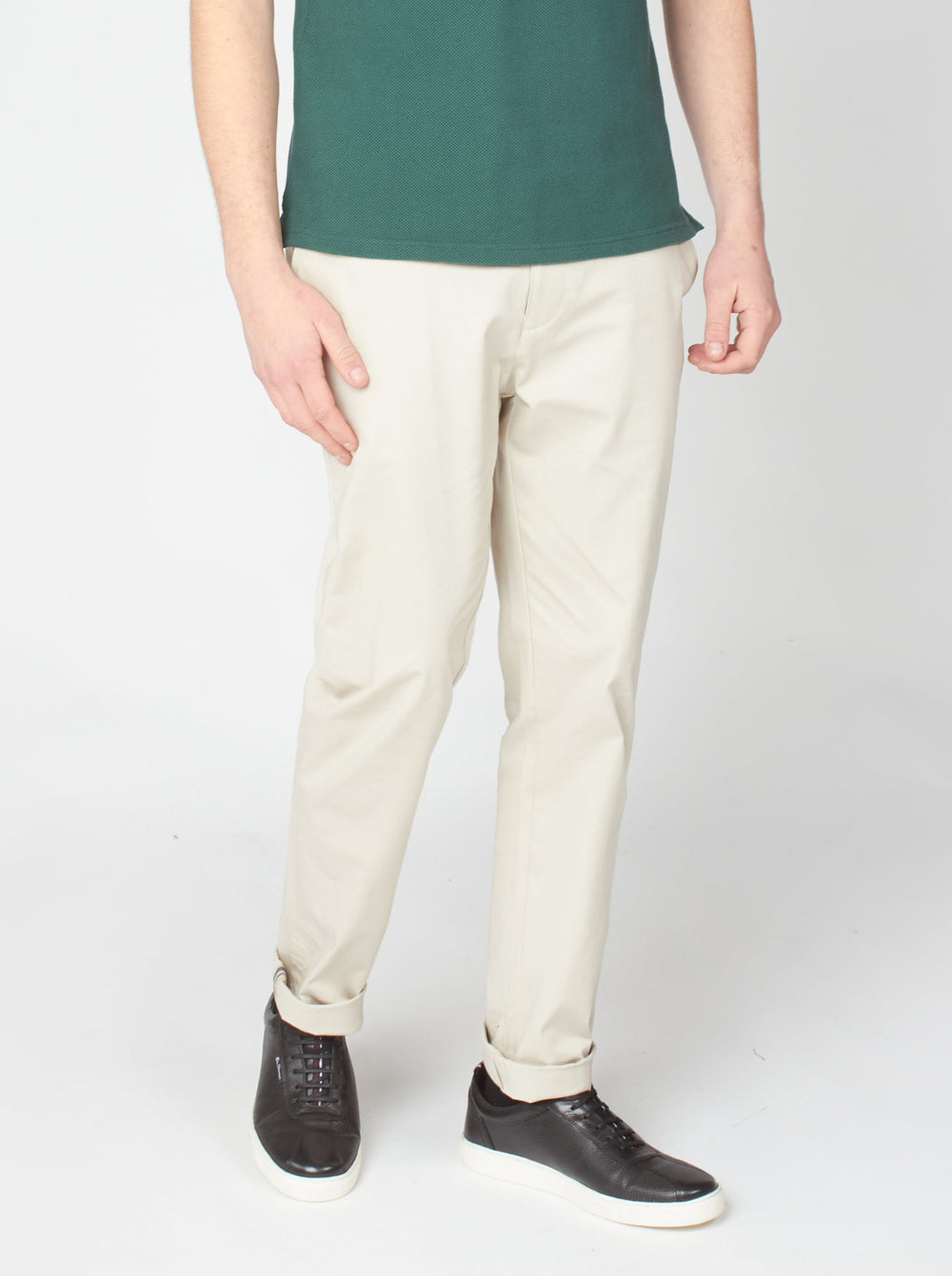 Ben Sherman Signature Slim Stretch Chino Hlače Bijele | 79526-BMNA