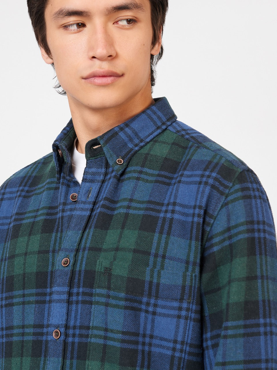 Ben Sherman Signature Tartan Check Košulje Zelene | 95178-DJPX