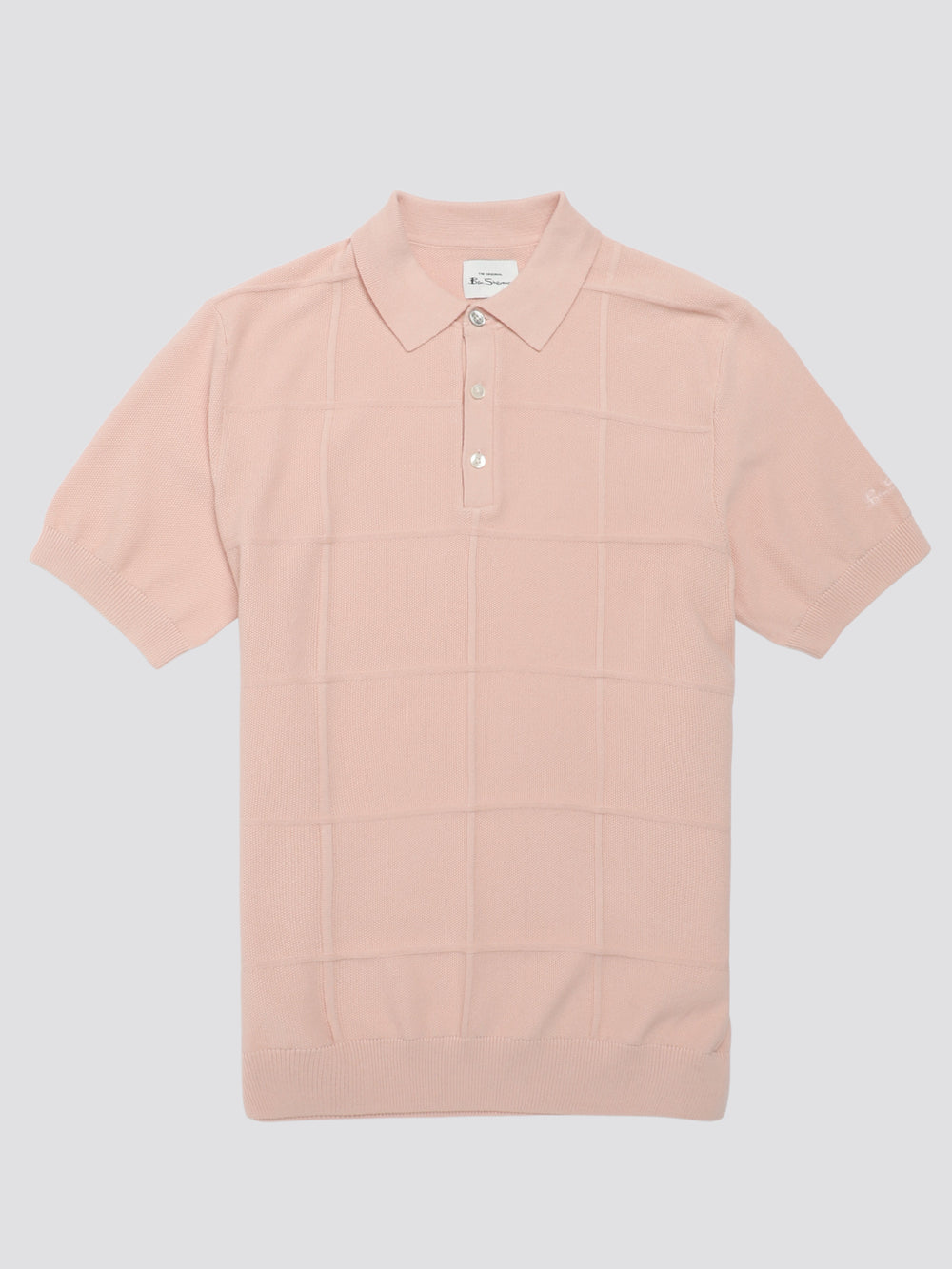 Ben Sherman Signature Textured Polo Pletenina Roze | 37028-JDIX