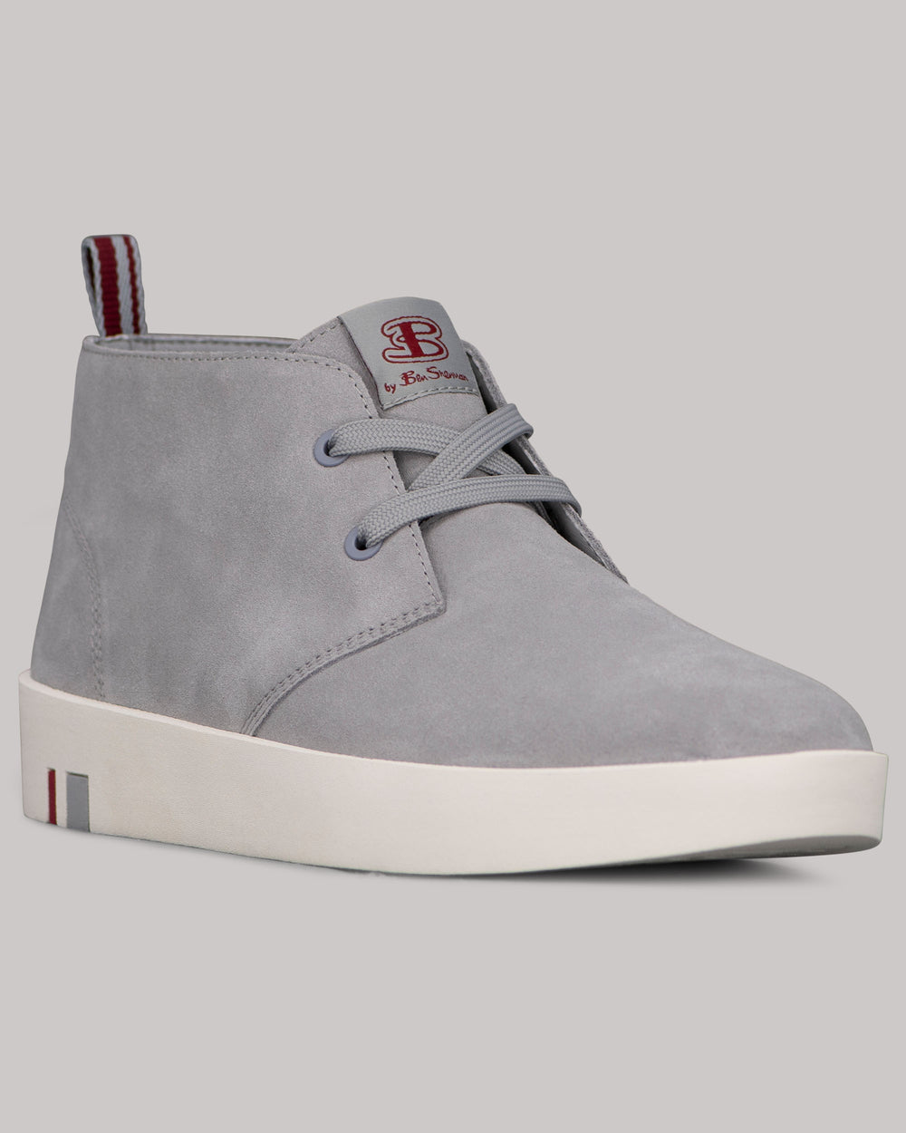 Ben Sherman Thames Chukka Cizme Bijele Crvene | 75134-AYZW