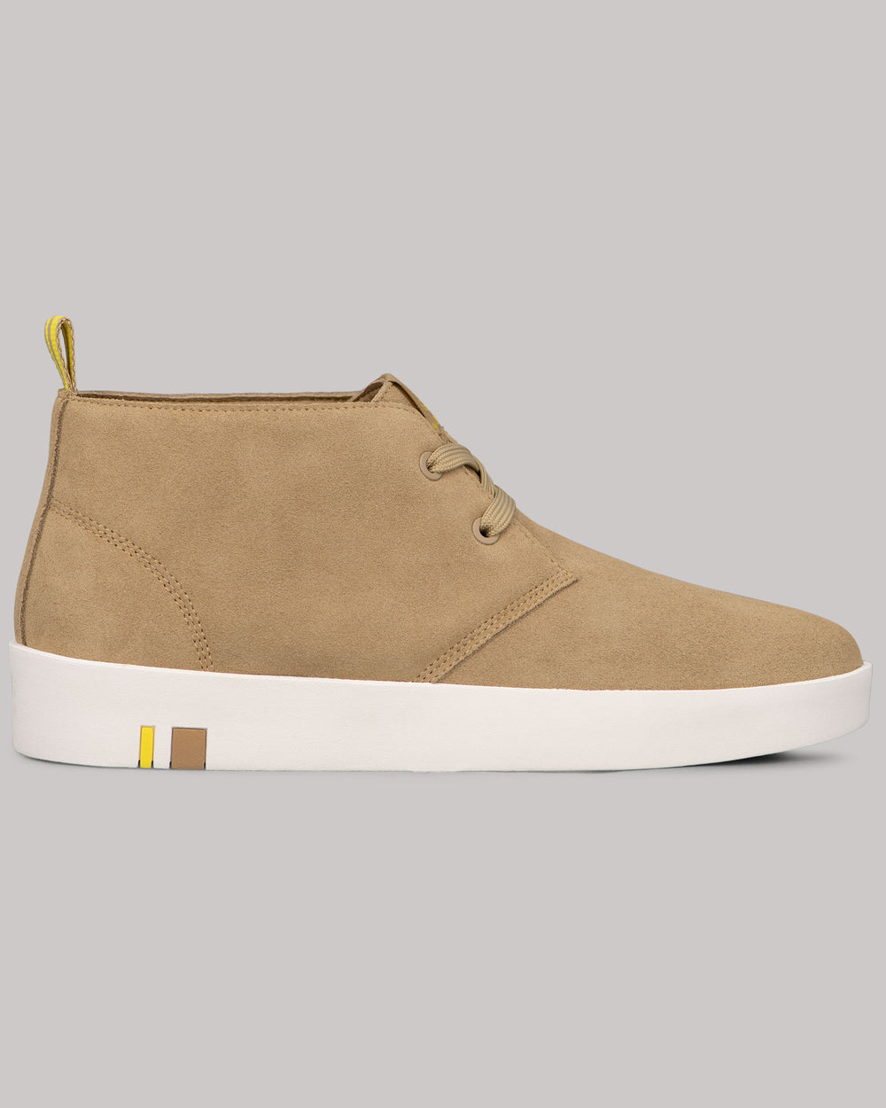 Ben Sherman Thames Chukka Cizme Smeđe Bijele Žute | 31206-PMQB