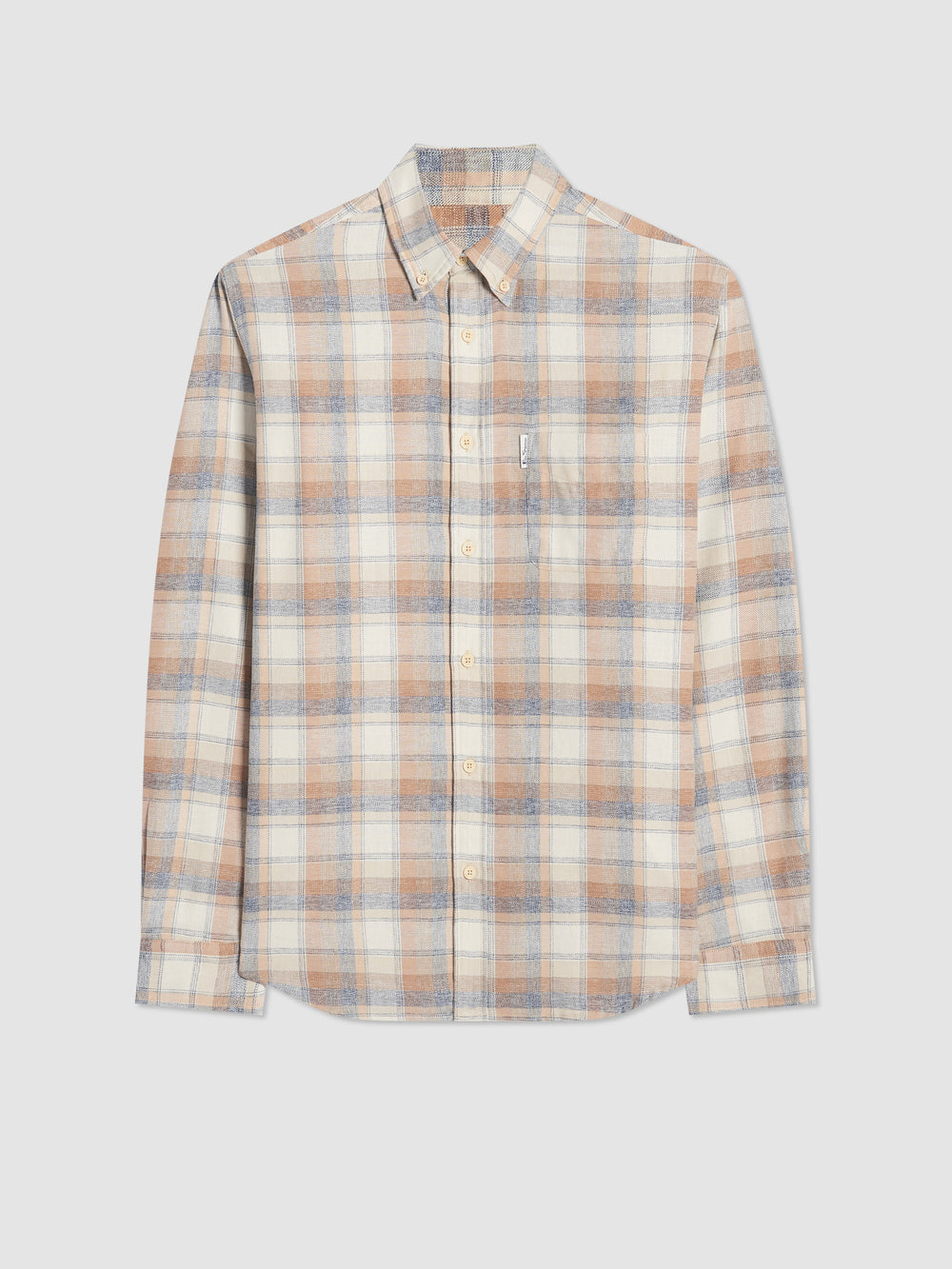 Ben Sherman Twisted Yarn Check Košulje Smeđe | 28659-KJHT