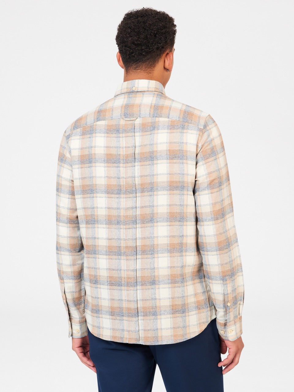 Ben Sherman Twisted Yarn Check Košulje Smeđe | 28659-KJHT